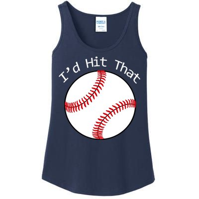 I'd Hit That Baseball Ladies Essential Tank