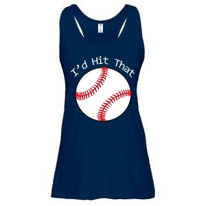 I'd Hit That Baseball Ladies Essential Flowy Tank