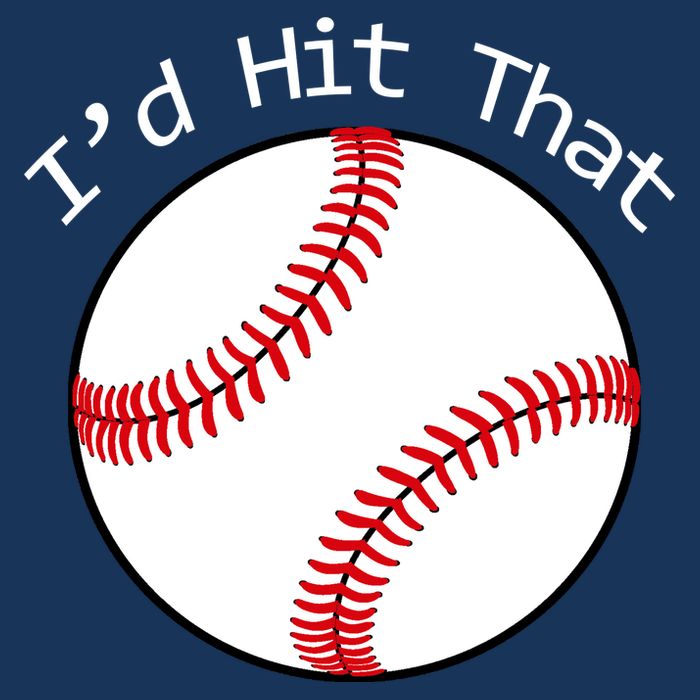 I'd Hit That Baseball Women's V-Neck T-Shirt