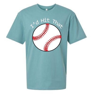 I'd Hit That Baseball Sueded Cloud Jersey T-Shirt