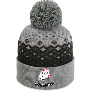 I'd Hit That Black Jack The Baniff Cuffed Pom Beanie