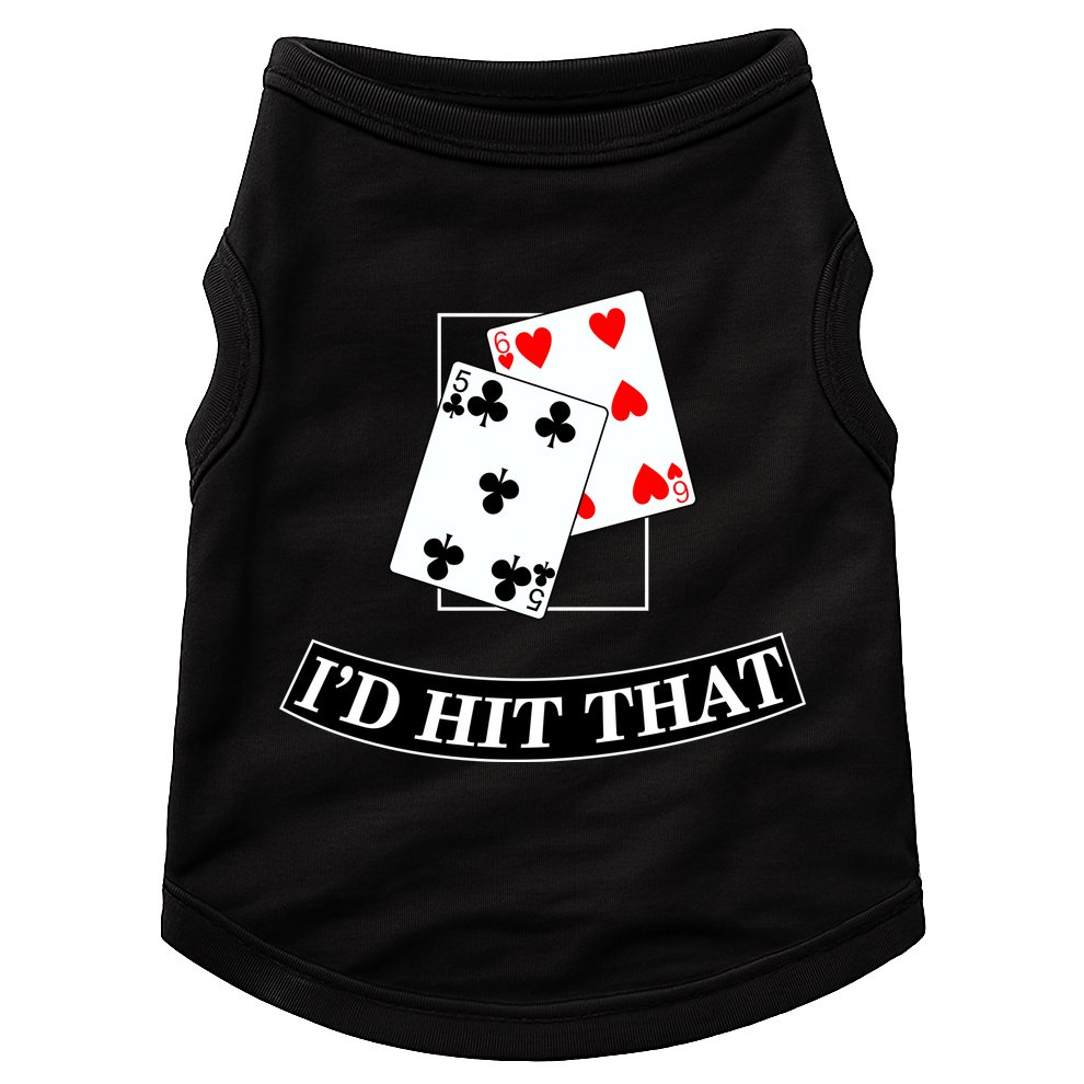 I'd Hit That Black Jack Doggie Tank