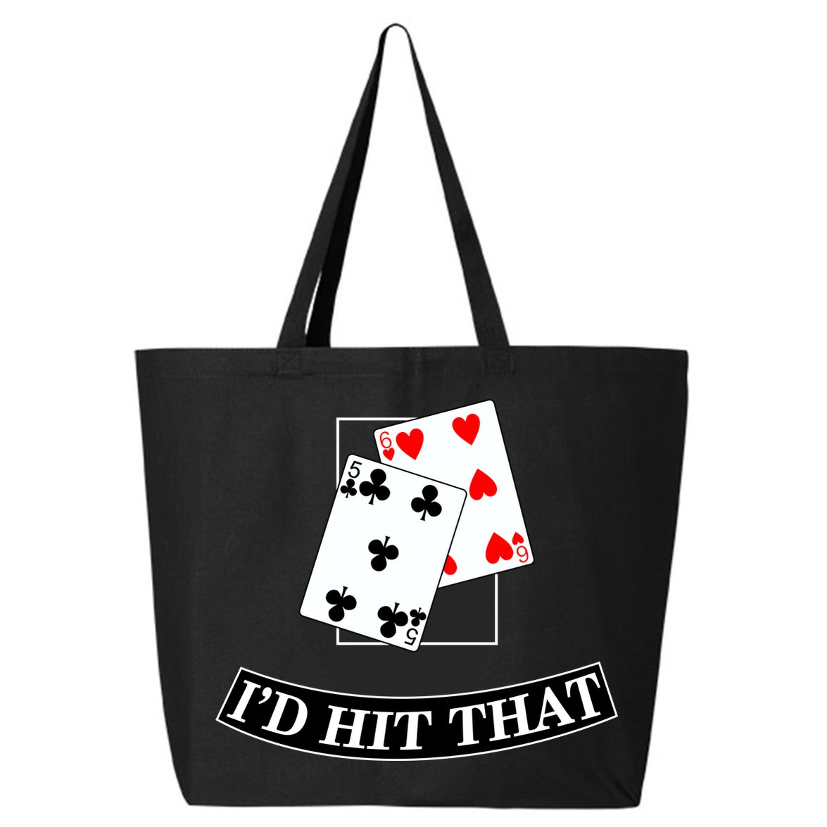 I'd Hit That Black Jack 25L Jumbo Tote