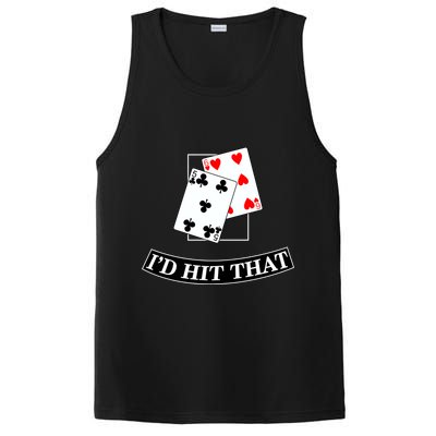 I'd Hit That Black Jack PosiCharge Competitor Tank