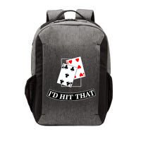 I'd Hit That Black Jack Vector Backpack