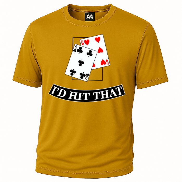 I'd Hit That Black Jack Cooling Performance Crew T-Shirt