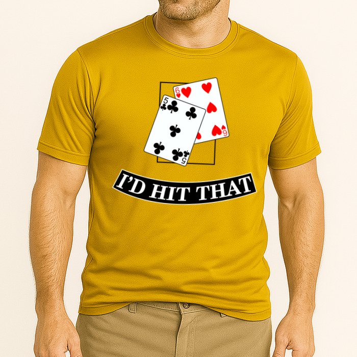 I'd Hit That Black Jack Cooling Performance Crew T-Shirt