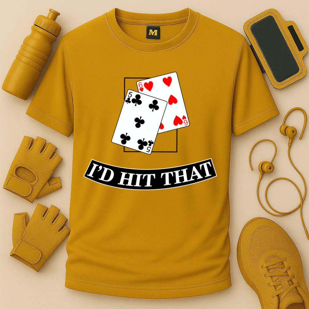 I'd Hit That Black Jack Cooling Performance Crew T-Shirt