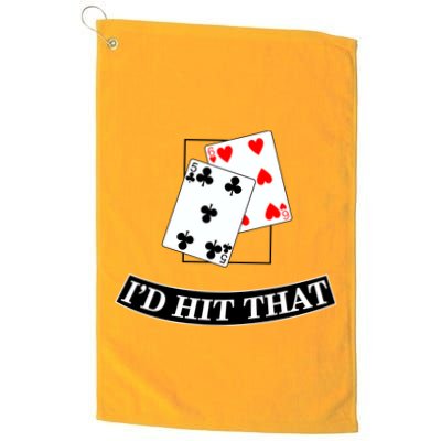 I'd Hit That Black Jack Golf Towel