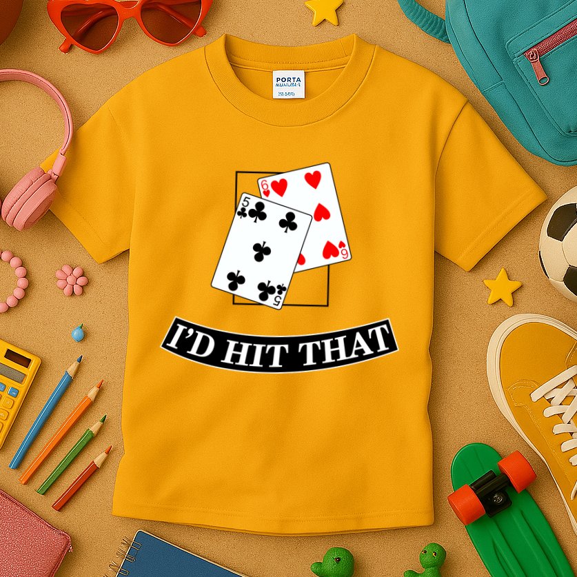 I'd Hit That Black Jack Kids T-Shirt