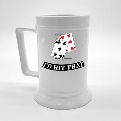 I'd Hit That Black Jack Beer Stein