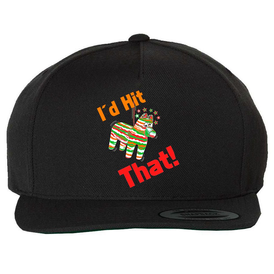 I'd Hit That Pinata Wool Snapback Cap