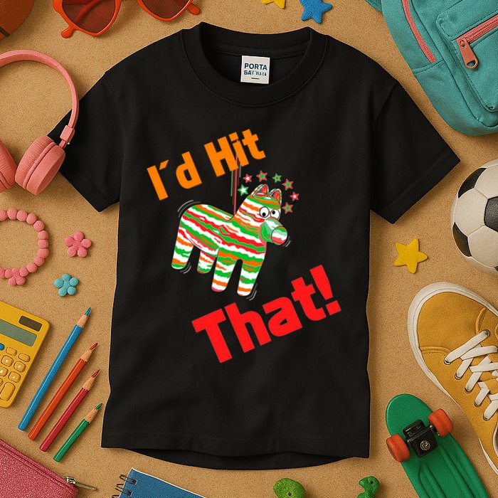 I'd Hit That Pinata Kids T-Shirt