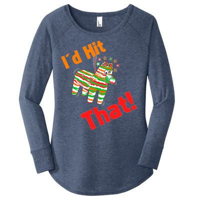 I'd Hit That Pinata Women's Perfect Tri Tunic Long Sleeve Shirt