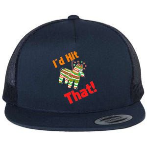 I'd Hit That Pinata Flat Bill Trucker Hat