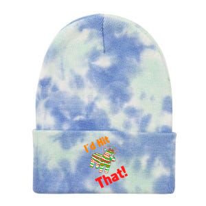 I'd Hit That Pinata Tie Dye 12in Knit Beanie