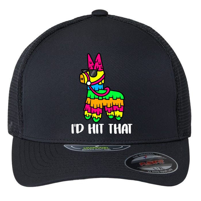 I'd Hit That Pinata Funny Party Flexfit Unipanel Trucker Cap