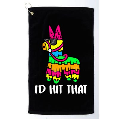 I'd Hit That Pinata Funny Party Golf Towel