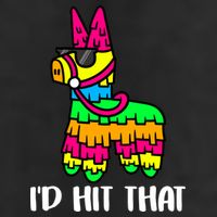 I'd Hit That Pinata Funny Party Golf Towel