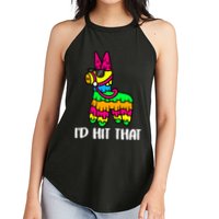 I'd Hit That Pinata Funny Party Women's Perfect Tri Rocker Tank