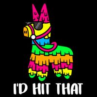 I'd Hit That Pinata Funny Party Wool Snapback Cap