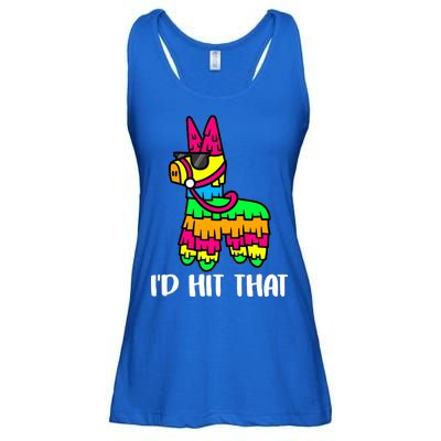 I'd Hit That Pinata Funny Party Ladies Essential Flowy Tank