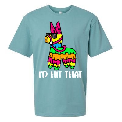 I'd Hit That Pinata Funny Party Sueded Cloud Jersey T-Shirt