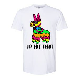 I'd Hit That Pinata Funny Party Softstyle CVC T-Shirt