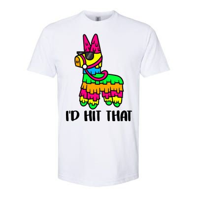 I'd Hit That Pinata Funny Party Softstyle® CVC T-Shirt