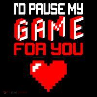 I'd Pause My Game For You Valentines Day Flatbill Hat