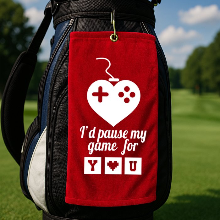 I'd Pause My Games For You Golf Towel