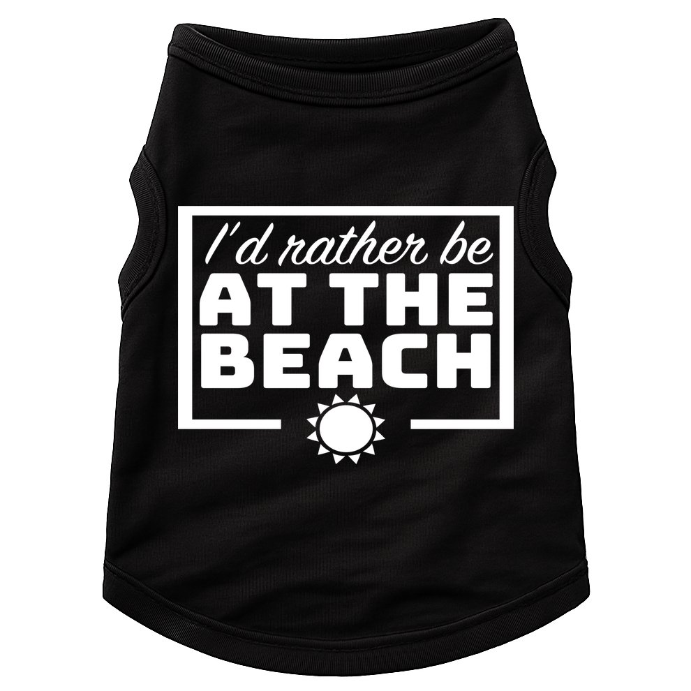 I'd Rather Be At The Beach Doggie Tank