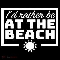 I'd Rather Be At The Beach Flatbill Hat