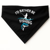 I'd Rather Be Fishing USA-Made Doggie Bandana