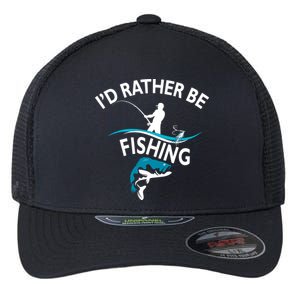 I'd Rather Be Fishing Flexfit Unipanel Trucker Cap