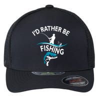 I'd Rather Be Fishing Flexfit Unipanel Trucker Cap