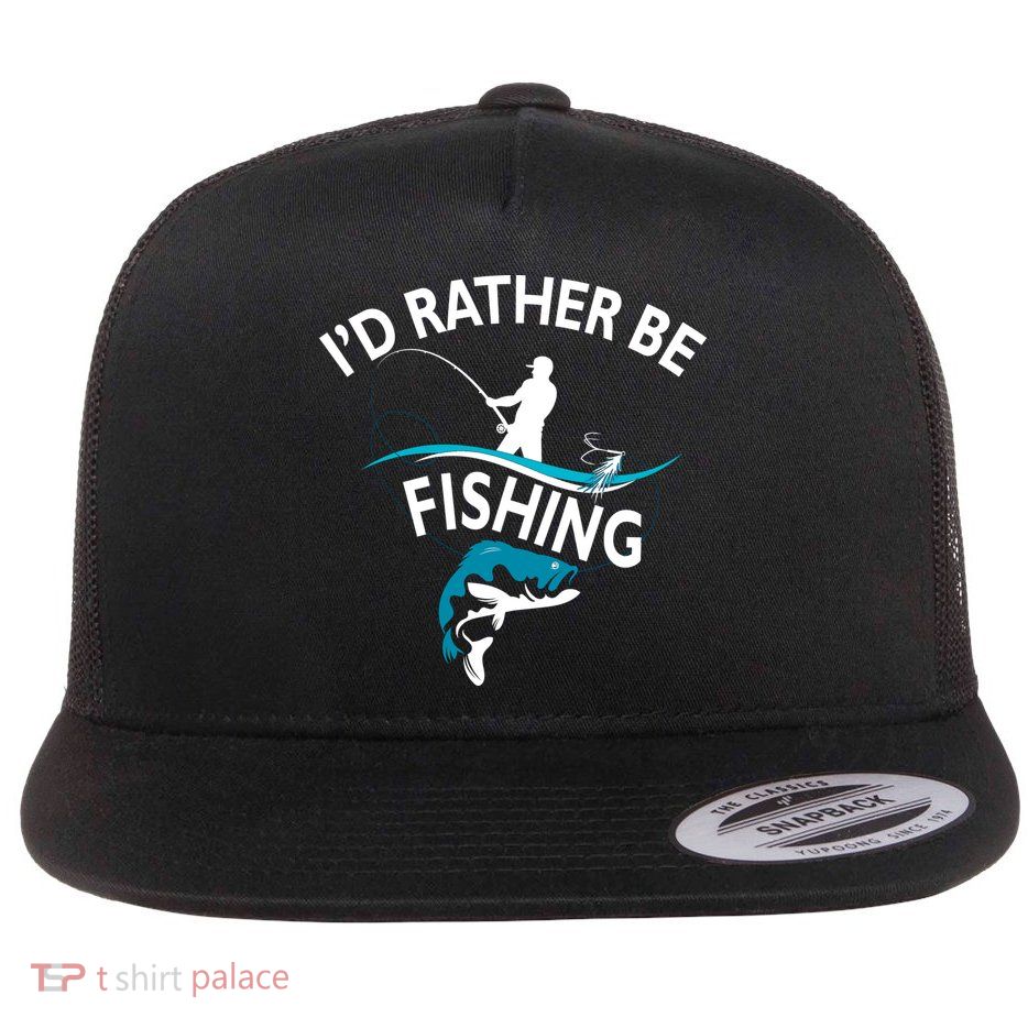 I'd Rather Be Fishing Flatbill Hat