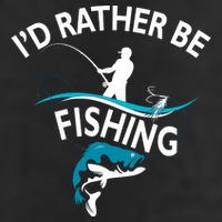 I'd Rather Be Fishing Golf Towel