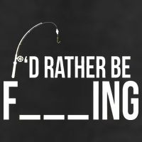 I'd Rather Be Fishing Funny Fisherman Cool Comfort Performance Bucket Hat