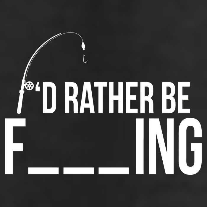 I'd Rather Be Fishing Funny Fisherman Cool Comfort Performance Bucket Hat