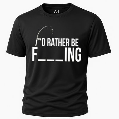 I'd Rather Be Fishing Funny Fisherman Performance Shirt
