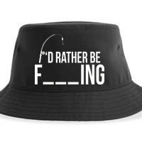 I'd Rather Be Fishing Funny Fisherman Sustainable Bucket Hat