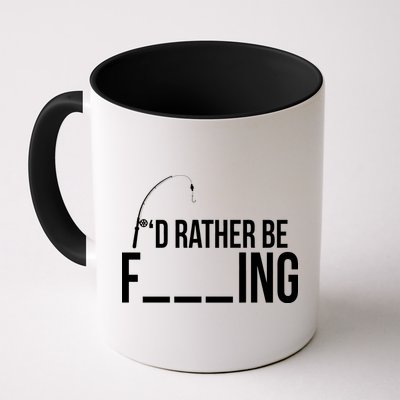 I'd Rather Be Fishing Funny Fisherman Mug