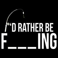 I'd Rather Be Fishing Funny Fisherman Youth Performance Sprint T-Shirt