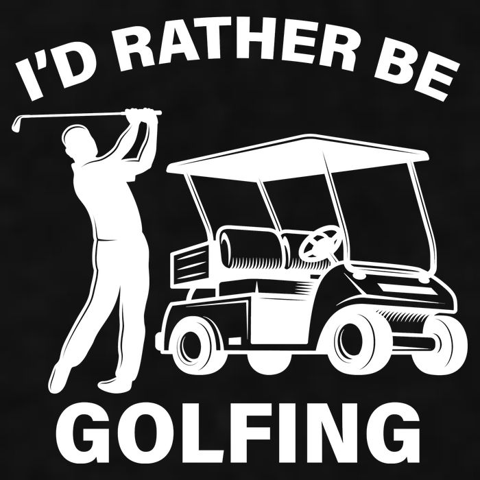 I'd Rather Be Golfing Ladies PosiCharge Tri-Blend Wicking Tank