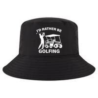 I'd Rather Be Golfing Cool Comfort Performance Bucket Hat