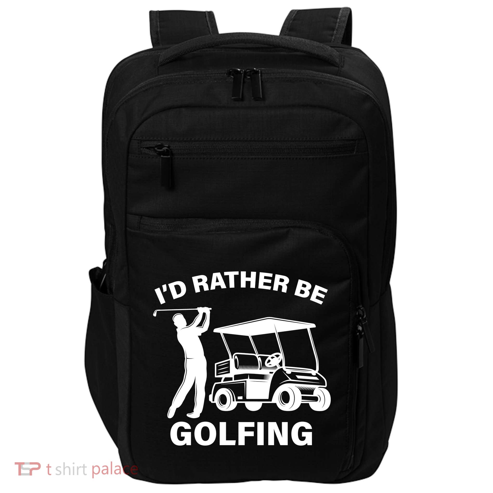 I'd Rather Be Golfing Impact Tech Backpack