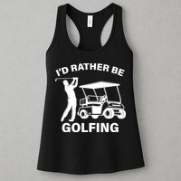 I'd Rather Be Golfing Womens Tank Top