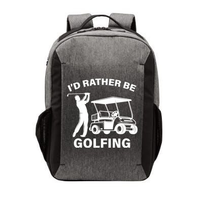 I'd Rather Be Golfing Vector Backpack