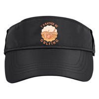 I'd Rather Be Golfing Funny Golf Hobby Adult Drive Performance Visor